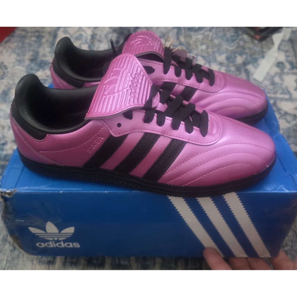 Adidas Originals Samba LT sneakers in metallic pink Womens Sz 8 Limited Edition - Picture 4 of 9